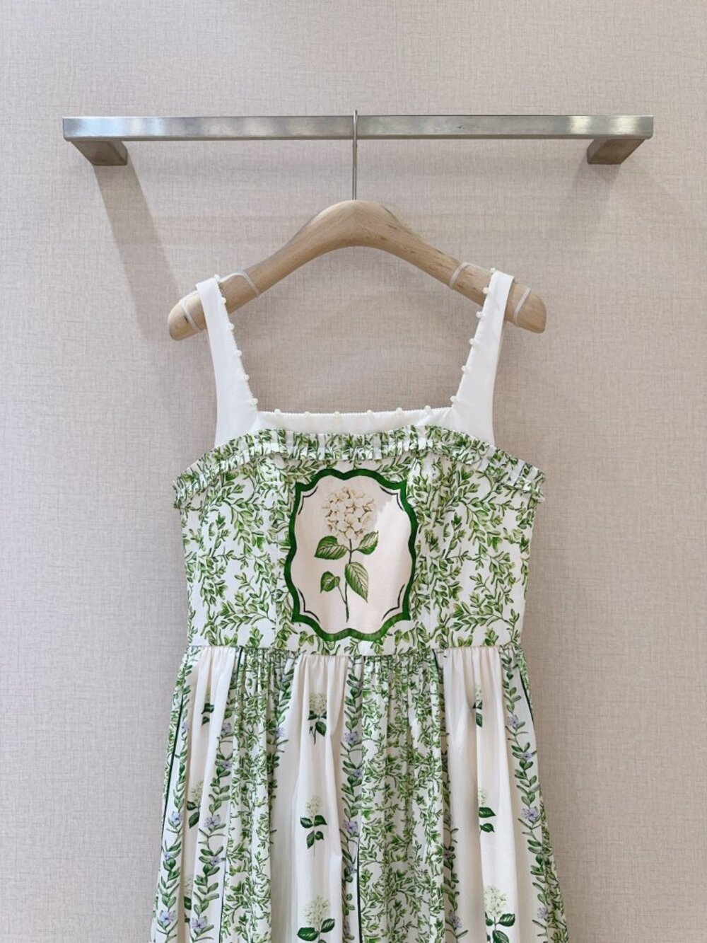 Agua by Agua Bendita Green Floral Print Slip Dress - Picture 4 of 7
